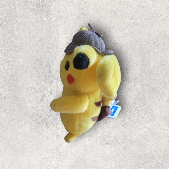 Pokemon Pikachu Plush with Gray Hat - Picture 3 of 7